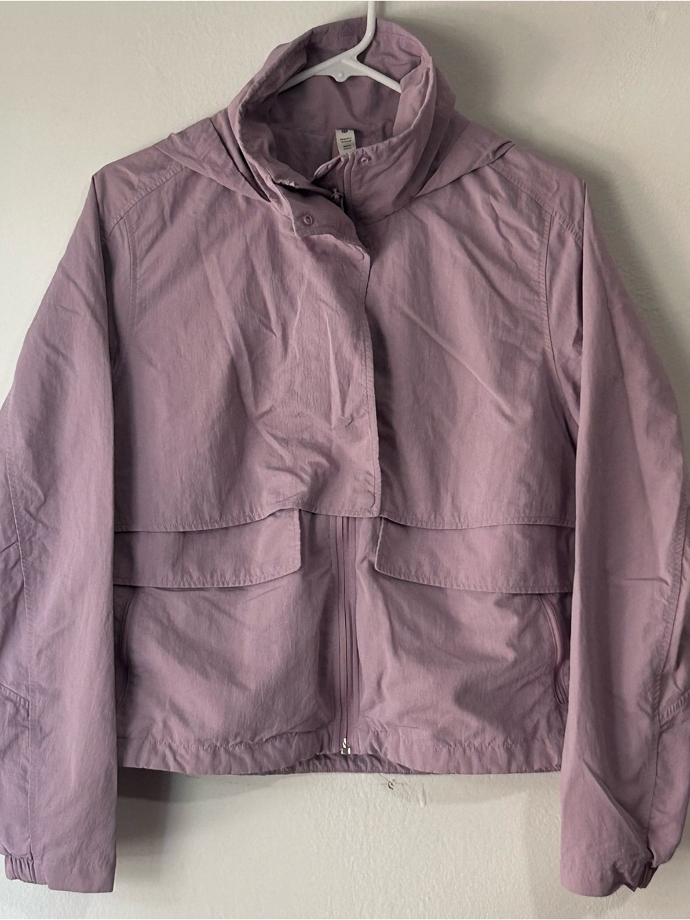 Lululemon Womens Always Effortless Jacket Dusty Rose SZ 6 Wind Water Resistant